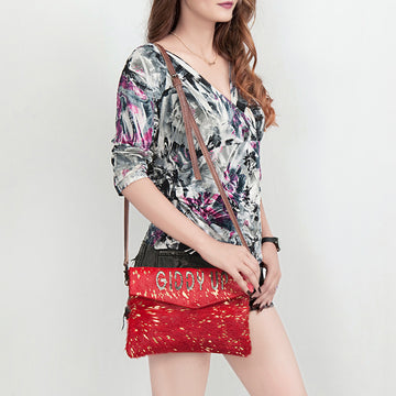 American Darling Envelope Hair-On Genuine Leather Western Women Bag Handbag Purse | for Cute